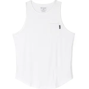 021 ESSENTIAL DROP-CUT TANK - WHITE