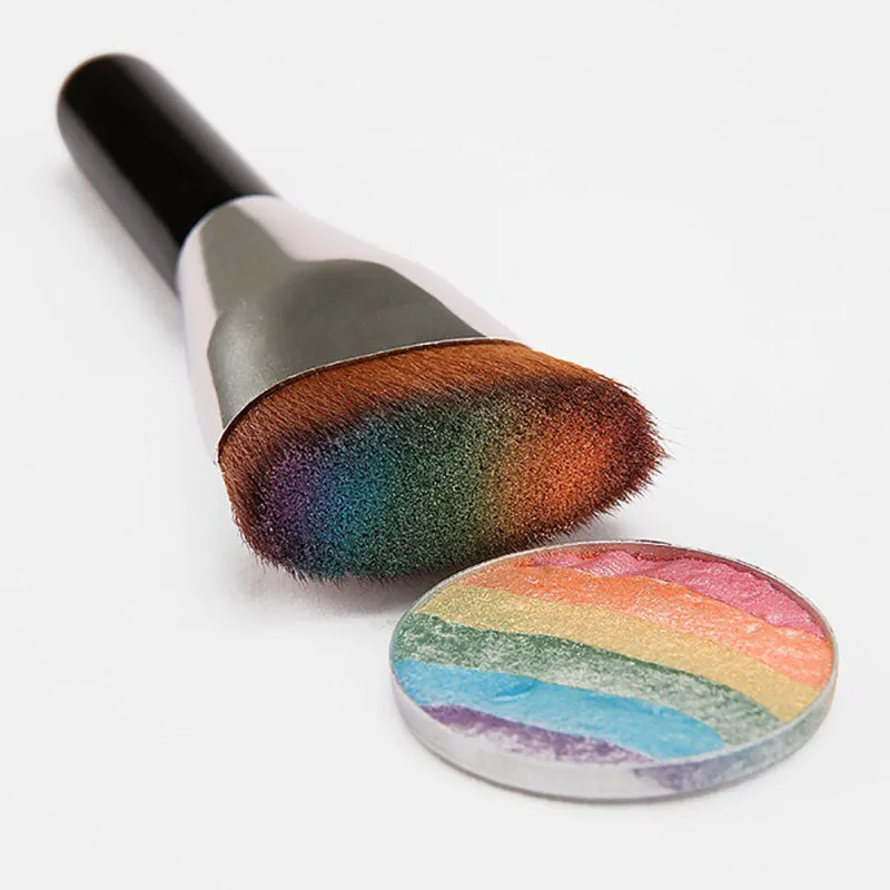 12 Pieces) Wholesale 6-Color Highlight Rainbow Eye Shadow Palette Primer