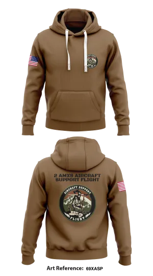 2 AMXS Aircraft Support Flight  Store 1  Core Men's Hooded Performance Sweatshirt - 69xaSP