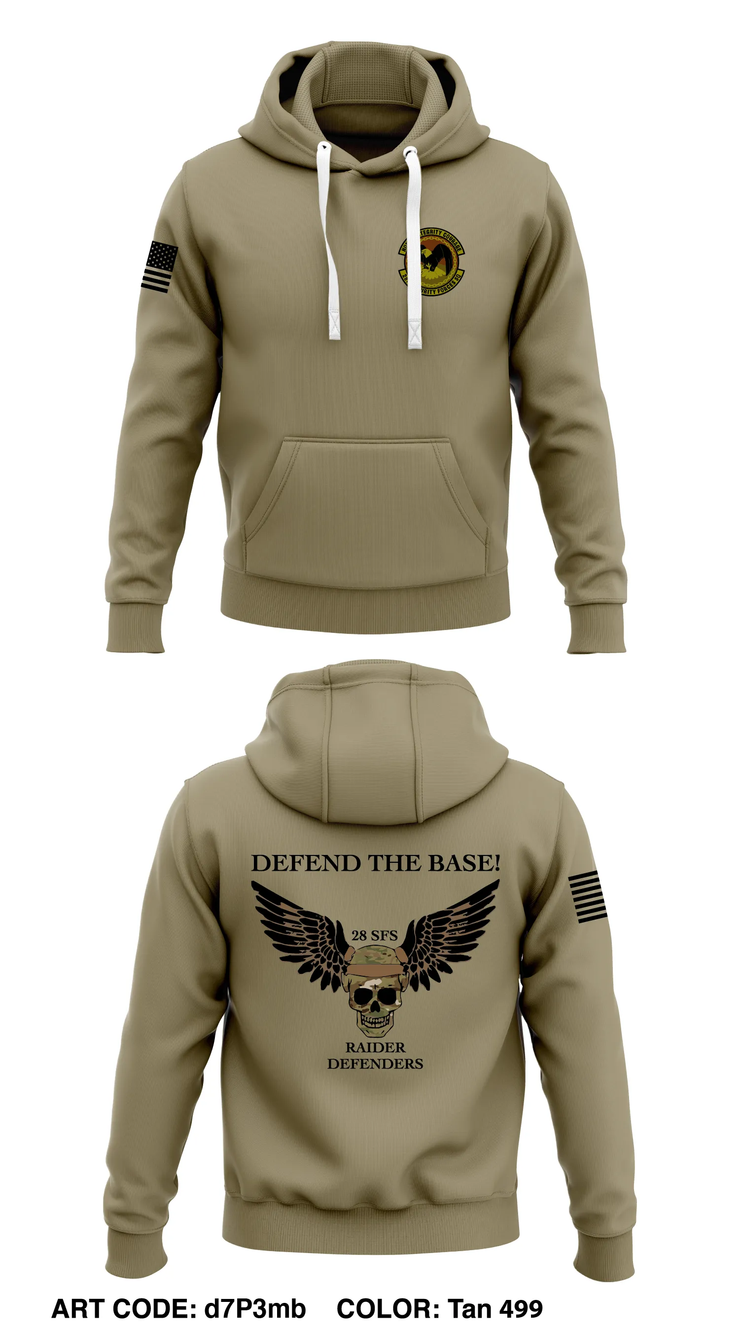 28th SFS EAFB  Core Men's Hooded Performance Sweatshirt - d7P3mb