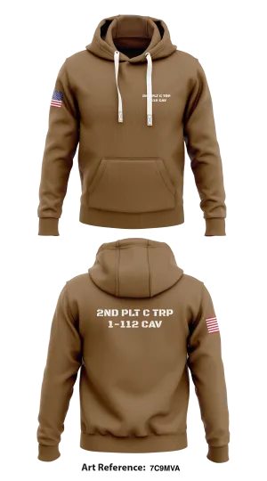 2nd PLT C TRP 1-112 CAV Store 1 Core Men's Hooded Performance Sweatshirt - 7c9mVa
