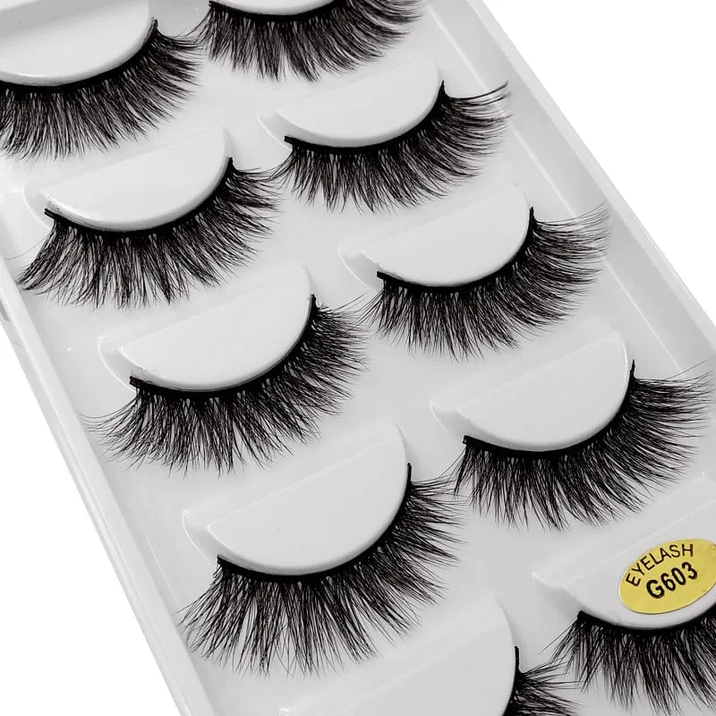 30 Pieces) 10 Pairs Mink Lashes