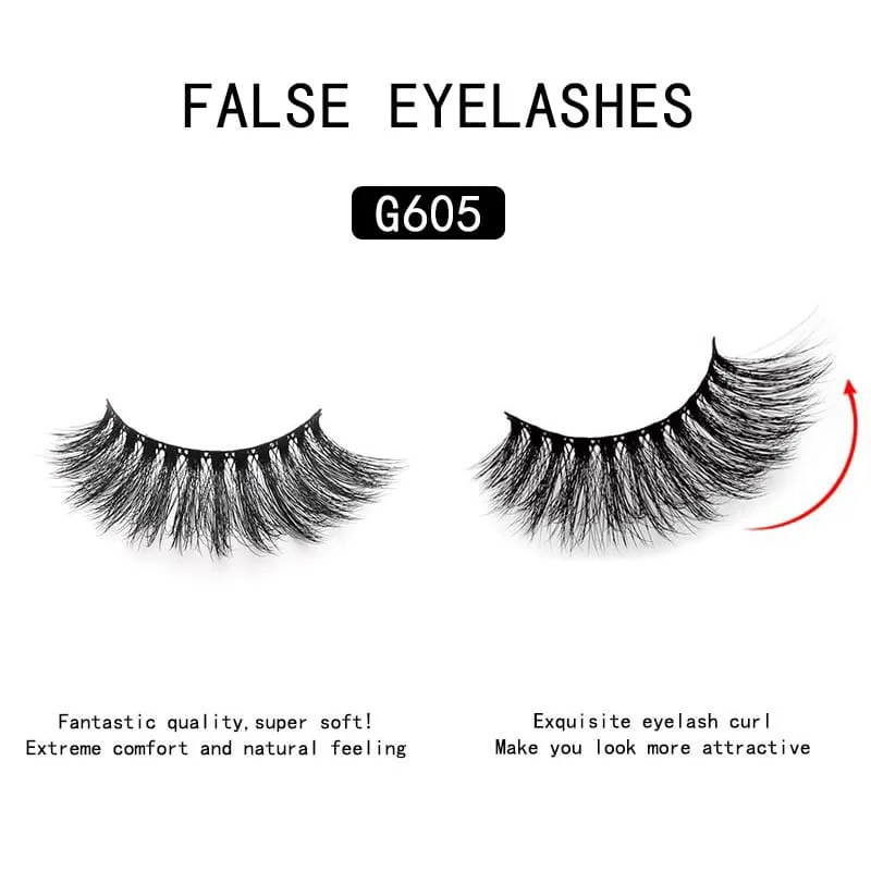 30 Pieces) 10 Pairs Mink Lashes