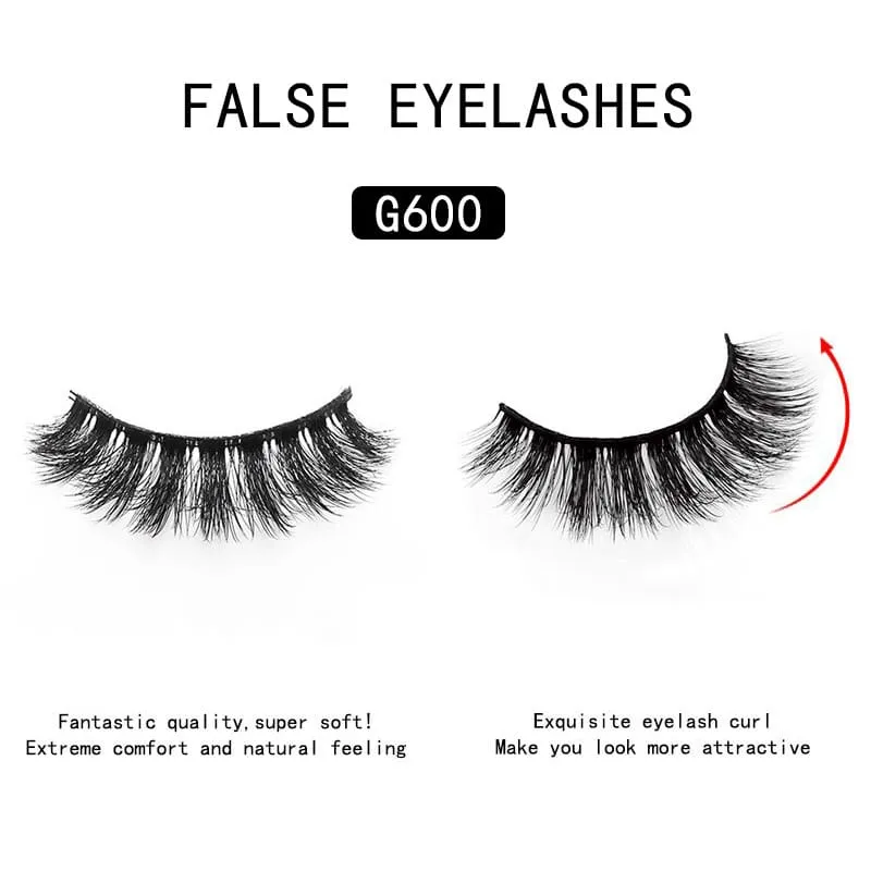 30 Pieces) 10 Pairs Mink Lashes