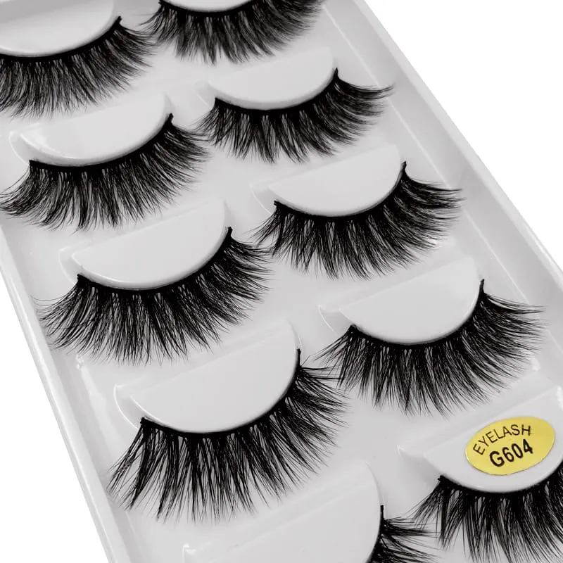 30 Pieces) 10 Pairs Mink Lashes