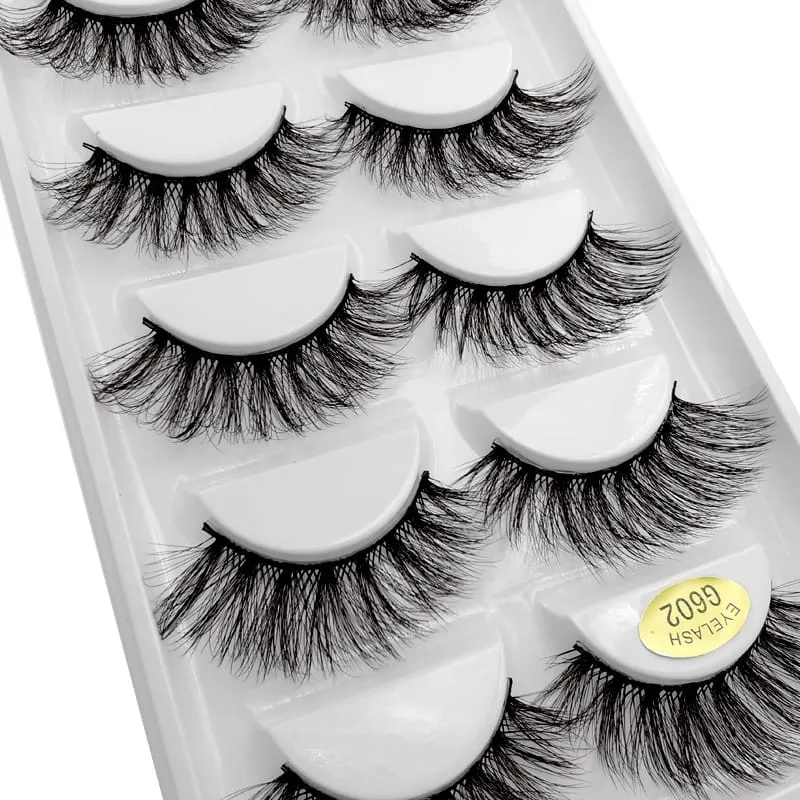 30 Pieces) 10 Pairs Mink Lashes