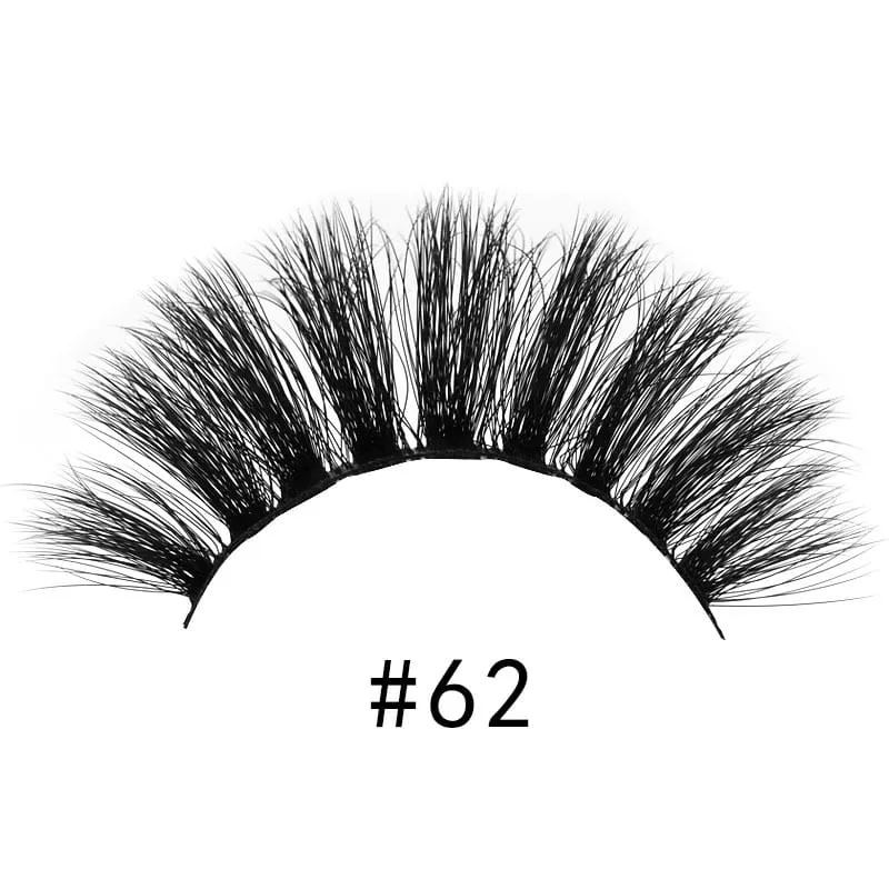30 Pieces) 3D Imitation Mink Hair False Eyelashes