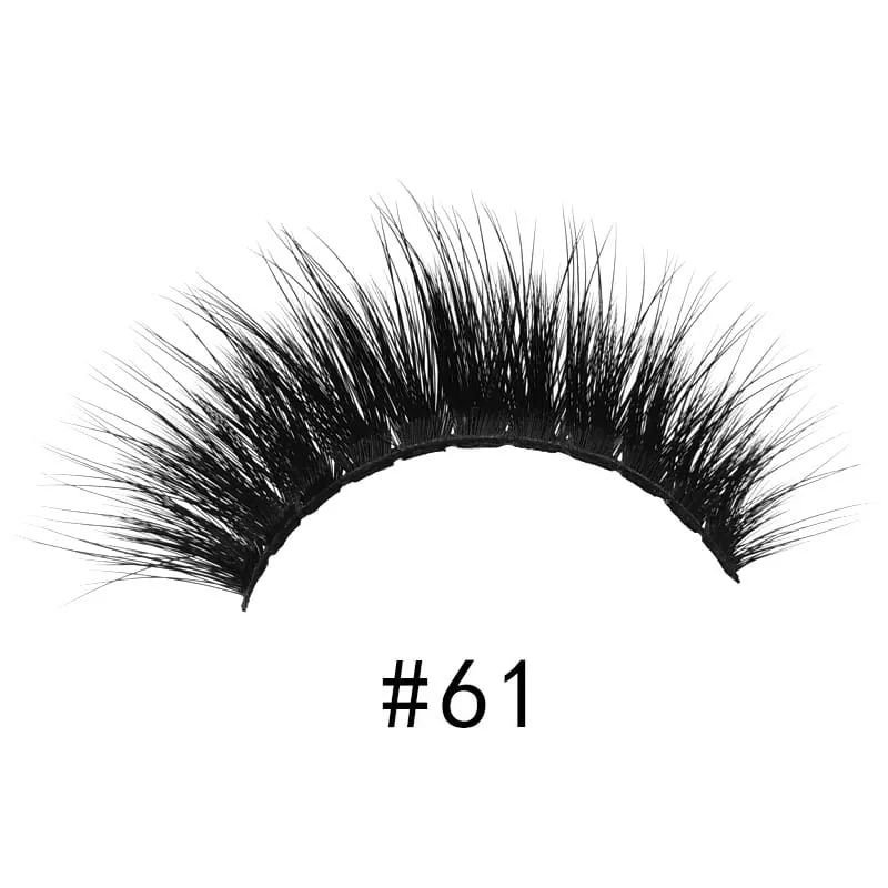 30 Pieces) 3D Imitation Mink Hair False Eyelashes