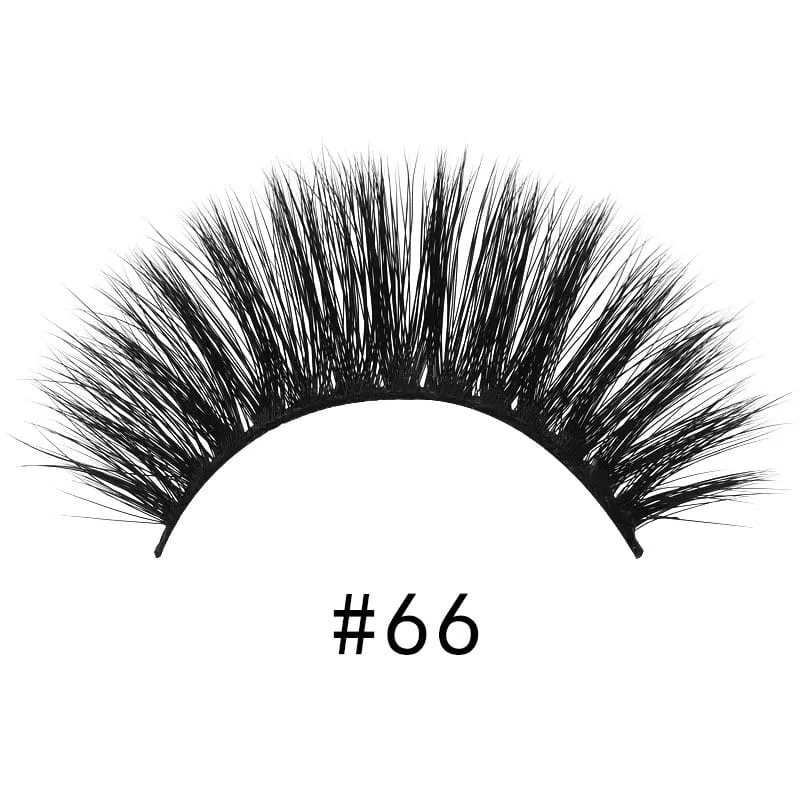 30 Pieces) 3D Imitation Mink Hair False Eyelashes
