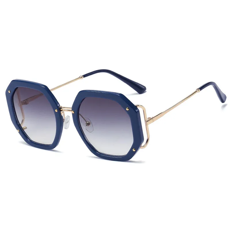 30 Pieces) C6 Polygon Frame Sunglasses