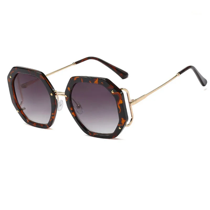 30 Pieces) C6 Polygon Frame Sunglasses