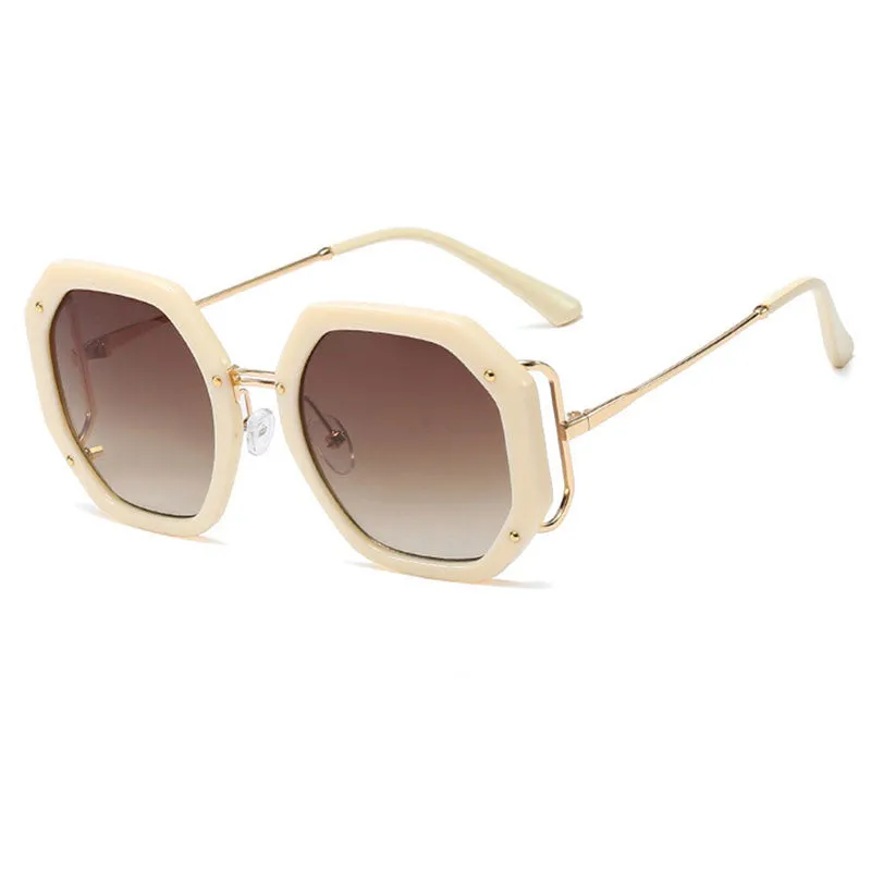 30 Pieces) C6 Polygon Frame Sunglasses