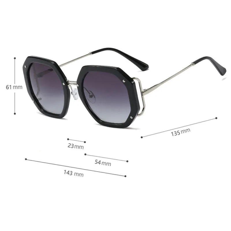 30 Pieces) C6 Polygon Frame Sunglasses