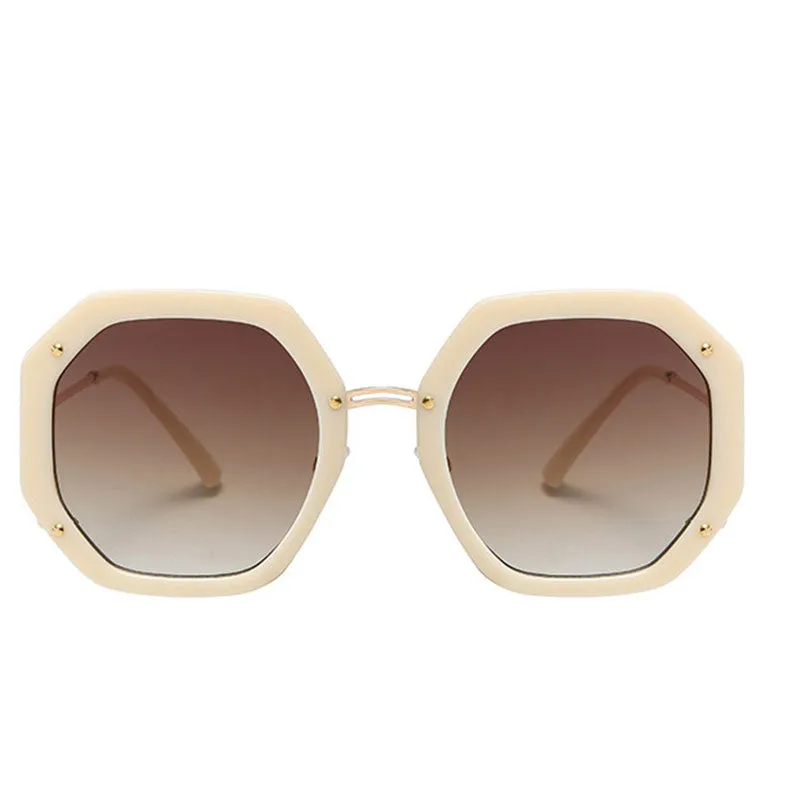 30 Pieces) C6 Polygon Frame Sunglasses