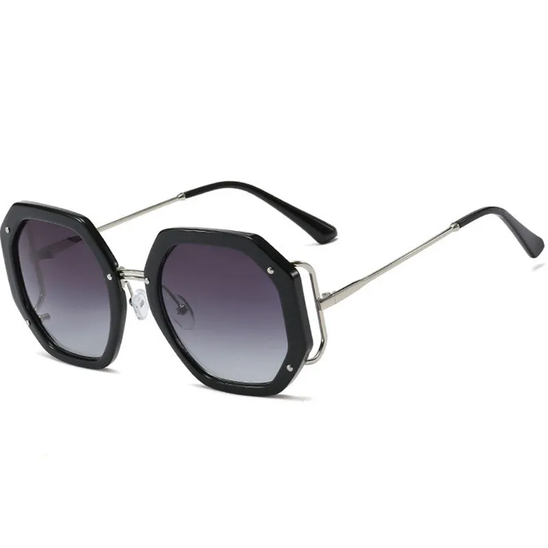 30 Pieces) C6 Polygon Frame Sunglasses