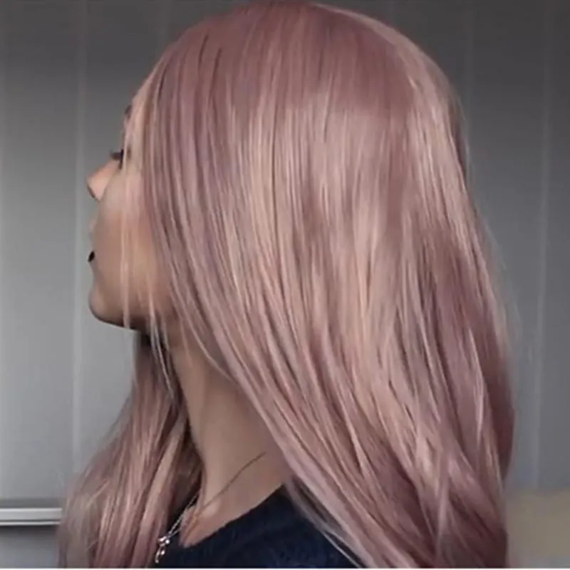 30 Pieces) Centre Parting Long Straight Wig