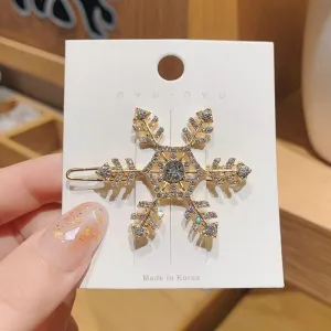 30 Pieces) Snowflake Shaped Hair Clip