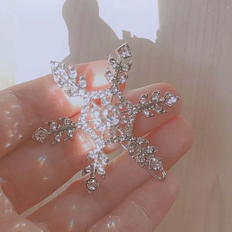 30 Pieces) Snowflake Shaped Hair Clip