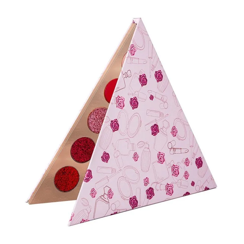 30 Pieces) Triangular Pattern 15 Colors Eyeshadow Palette