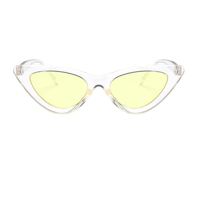 30 Pieces)Transparent Multicolor Ocean Lenses Unisex Cat Eye