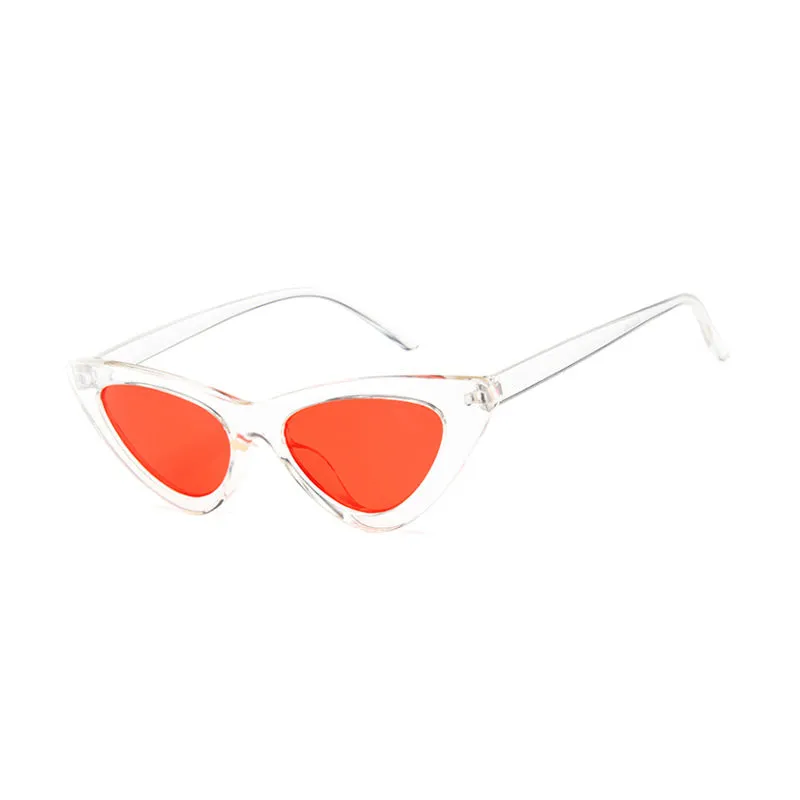 30 Pieces)Transparent Multicolor Ocean Lenses Unisex Cat Eye
