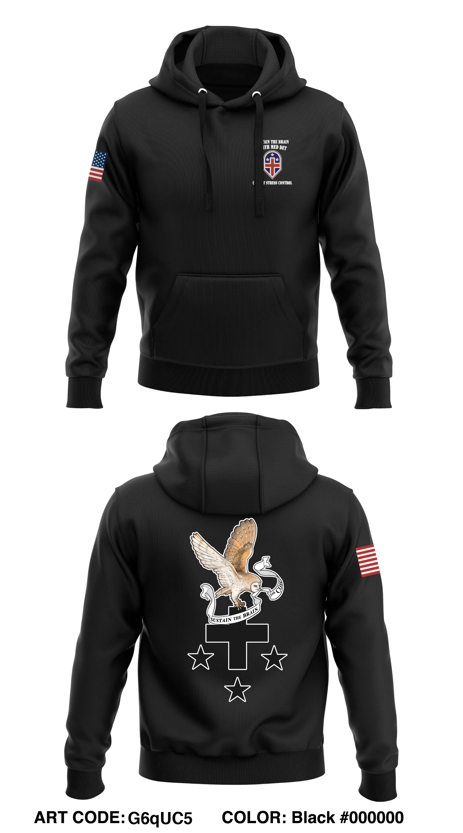 326th COSC FORWARD  Core Men's Hooded Performance Sweatshirt - G6qUC5