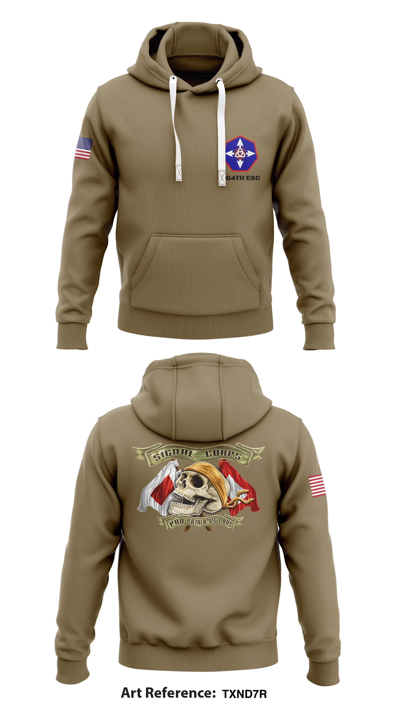 364th ESC Store 1  Core Men's Hooded Performance Sweatshirt - TXNd7r