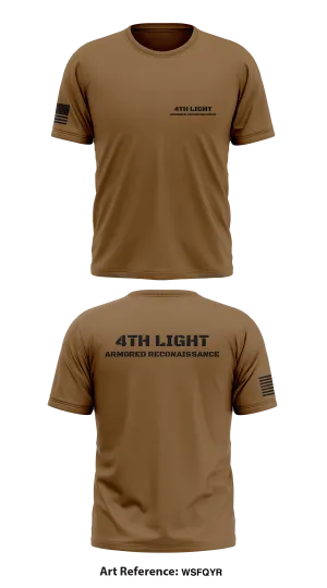 4th Light Armored Reconaissance Store 1 Core Men's SS Performance Tee - WsfQYr