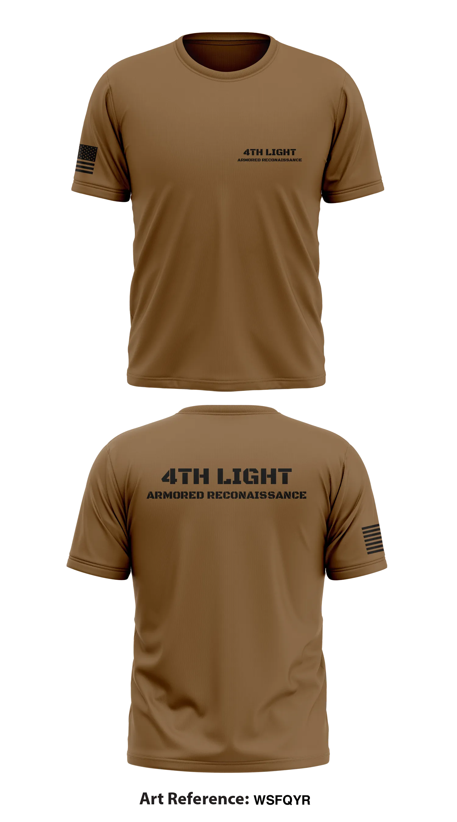 4th Light Armored Reconaissance Store 1 Core Men's SS Performance Tee - WsfQYr