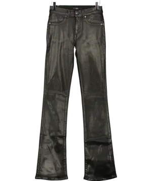 7 For All Mankind Dojo Tailorless Slim Illusion Luxe Black W27