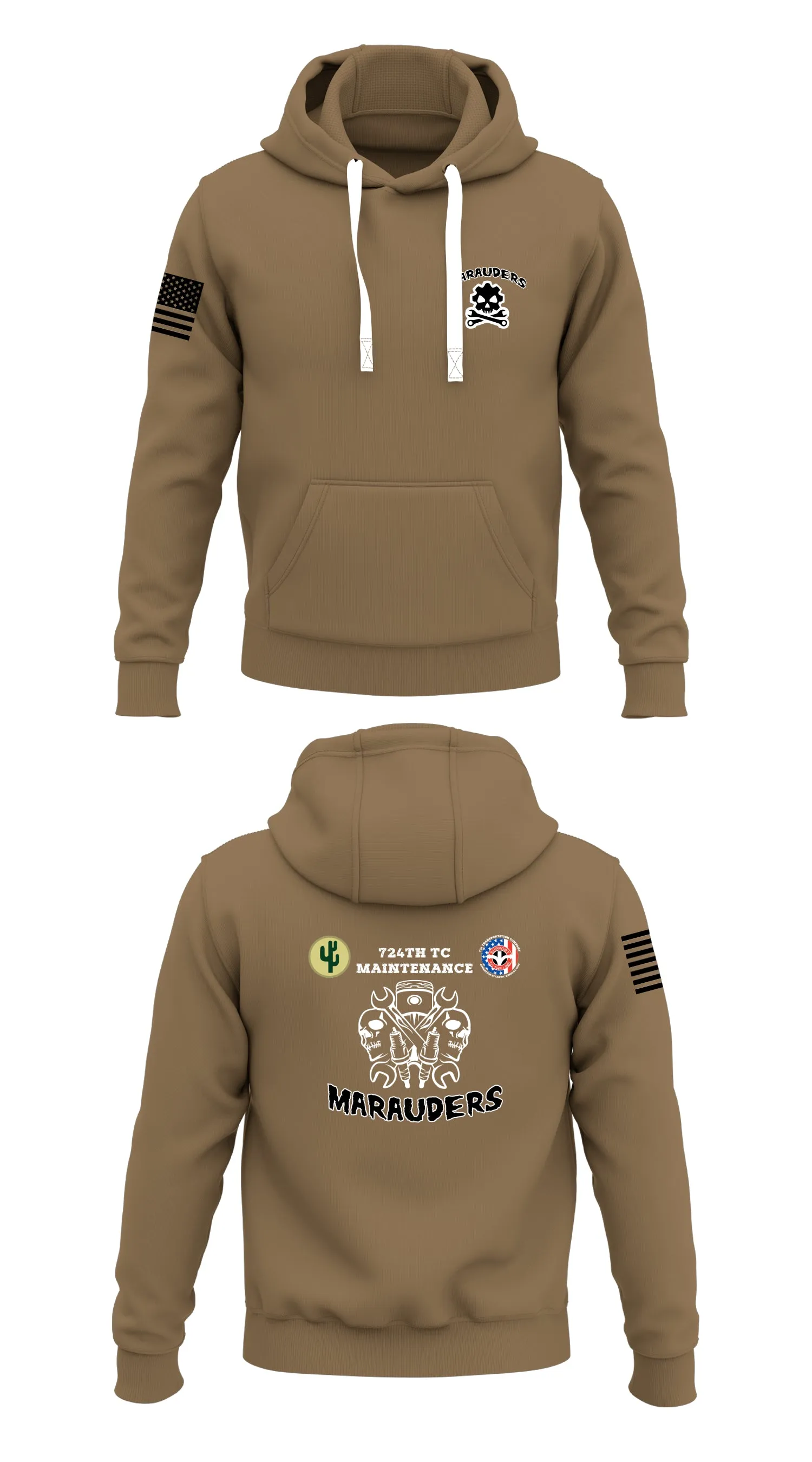 724Th TC Maintenance Store 1  Core Men's Hooded Performance Sweatshirt - 63868039572