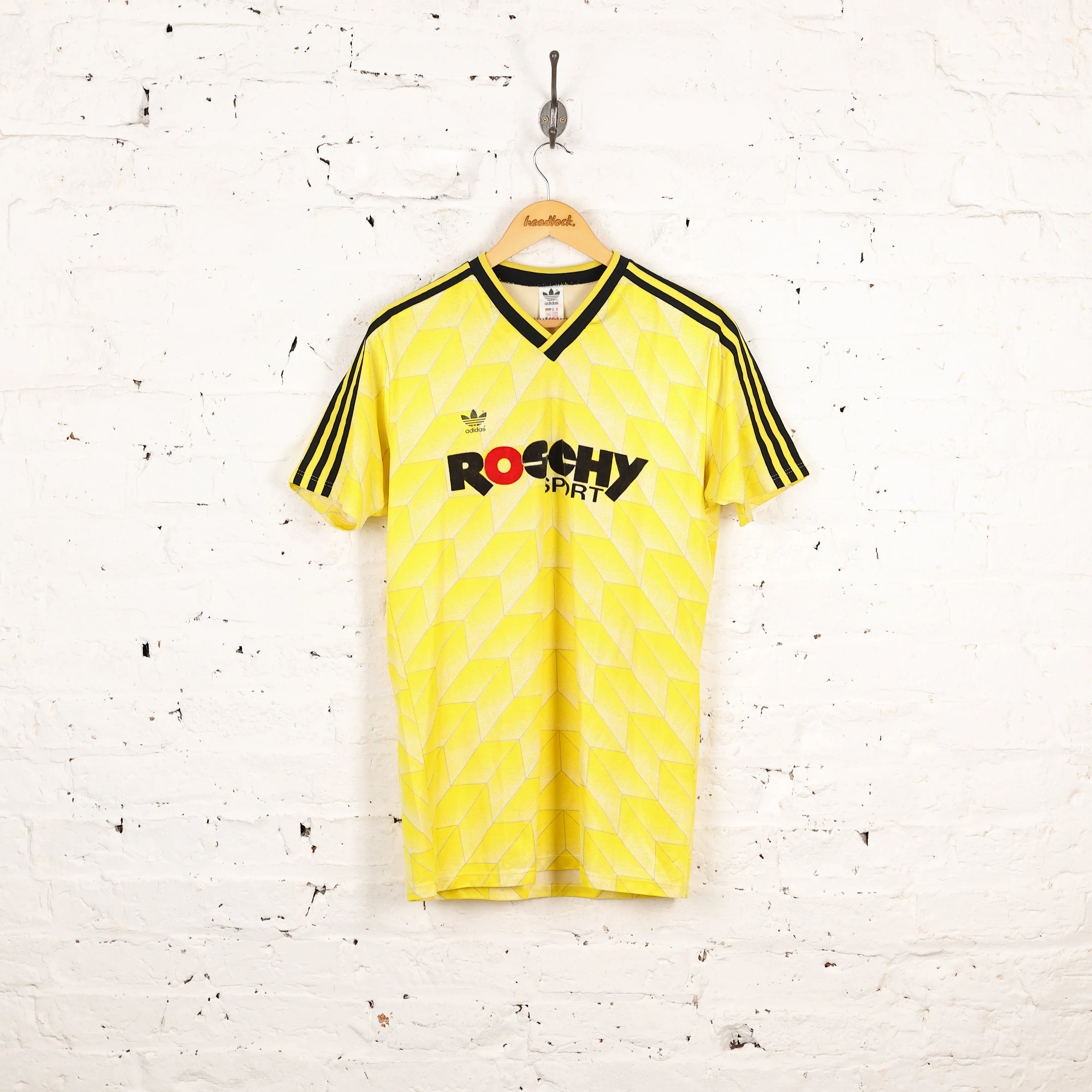 Adidas 80s Template Football Shirt - Yellow - L