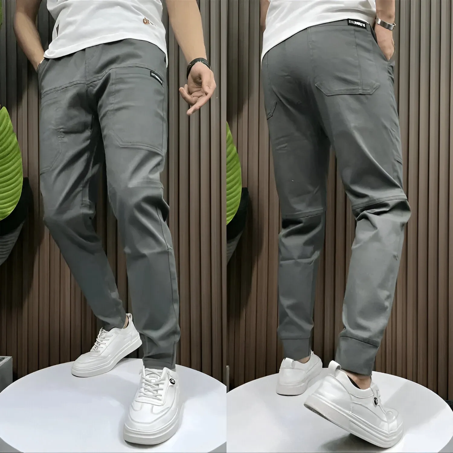 Alfie | Premium Elasticized Cargo Pants