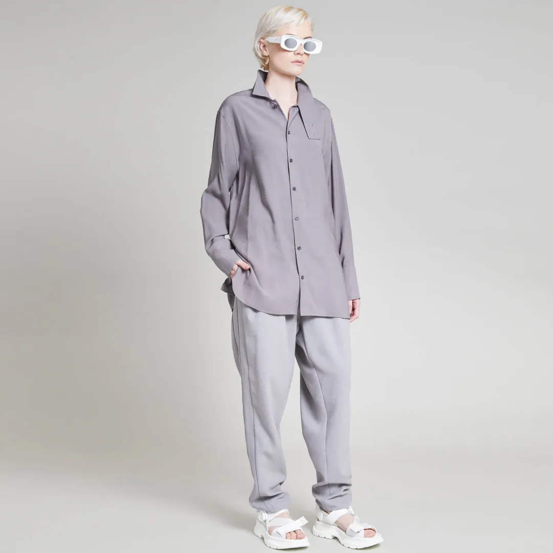 ALI SHIRT CHARCOAL GRAY