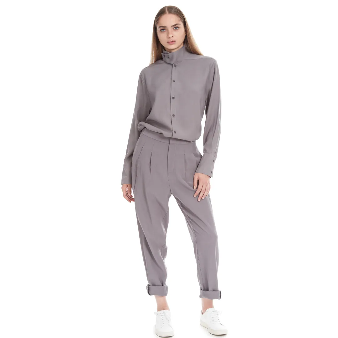 ALI SHIRT CHARCOAL GRAY