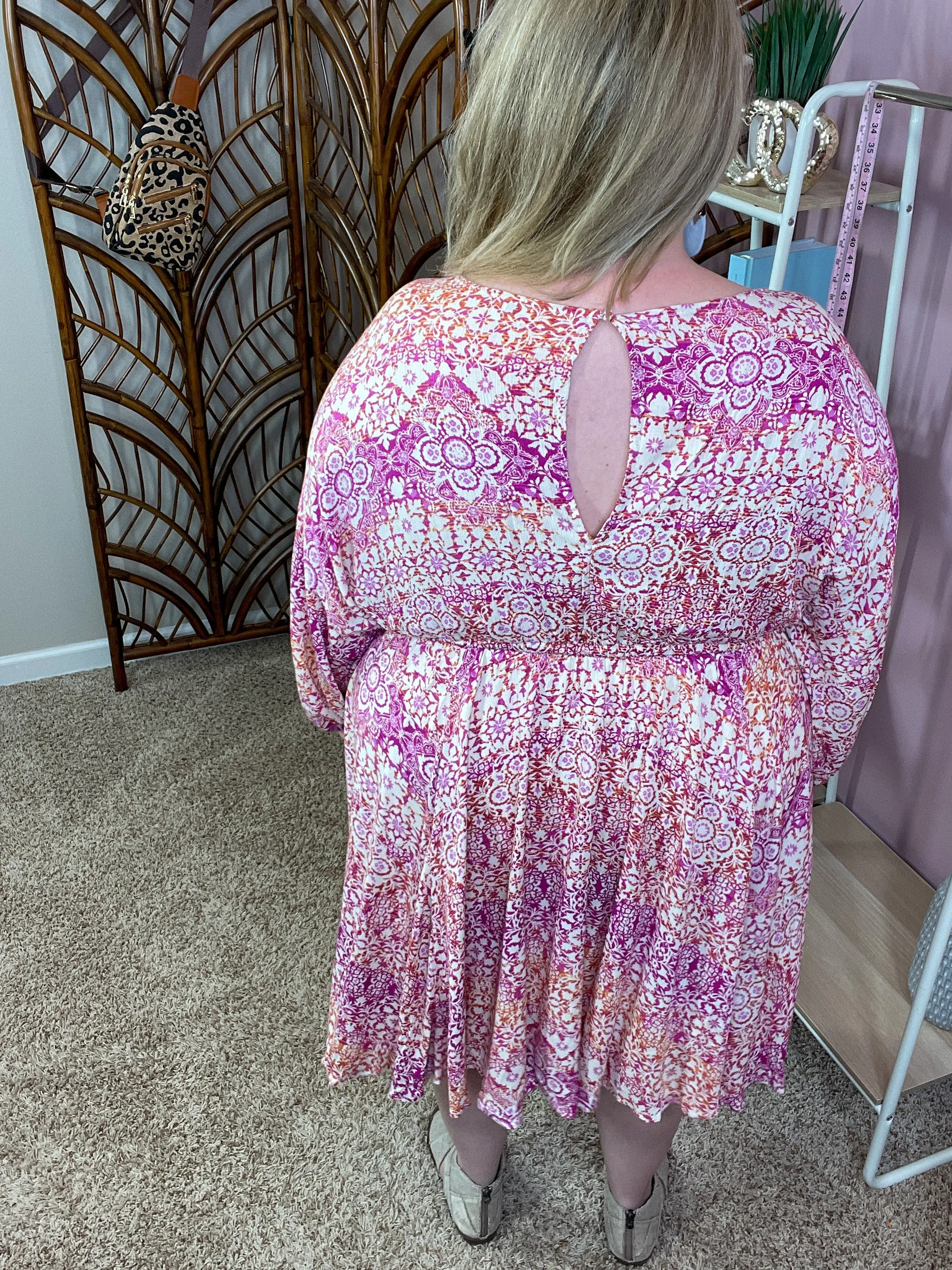 All About You Cinch Waist Romper Dress