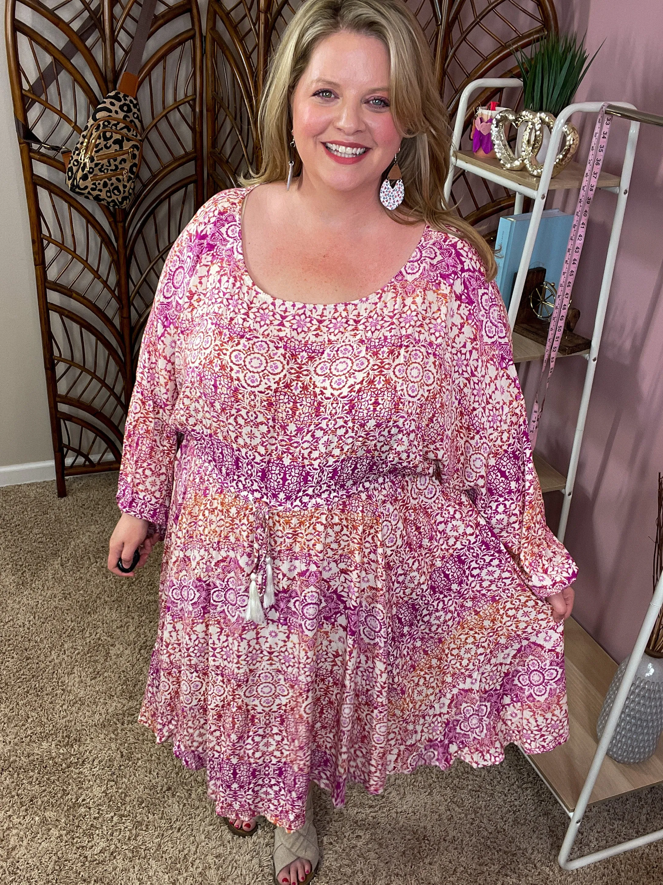 All About You Cinch Waist Romper Dress