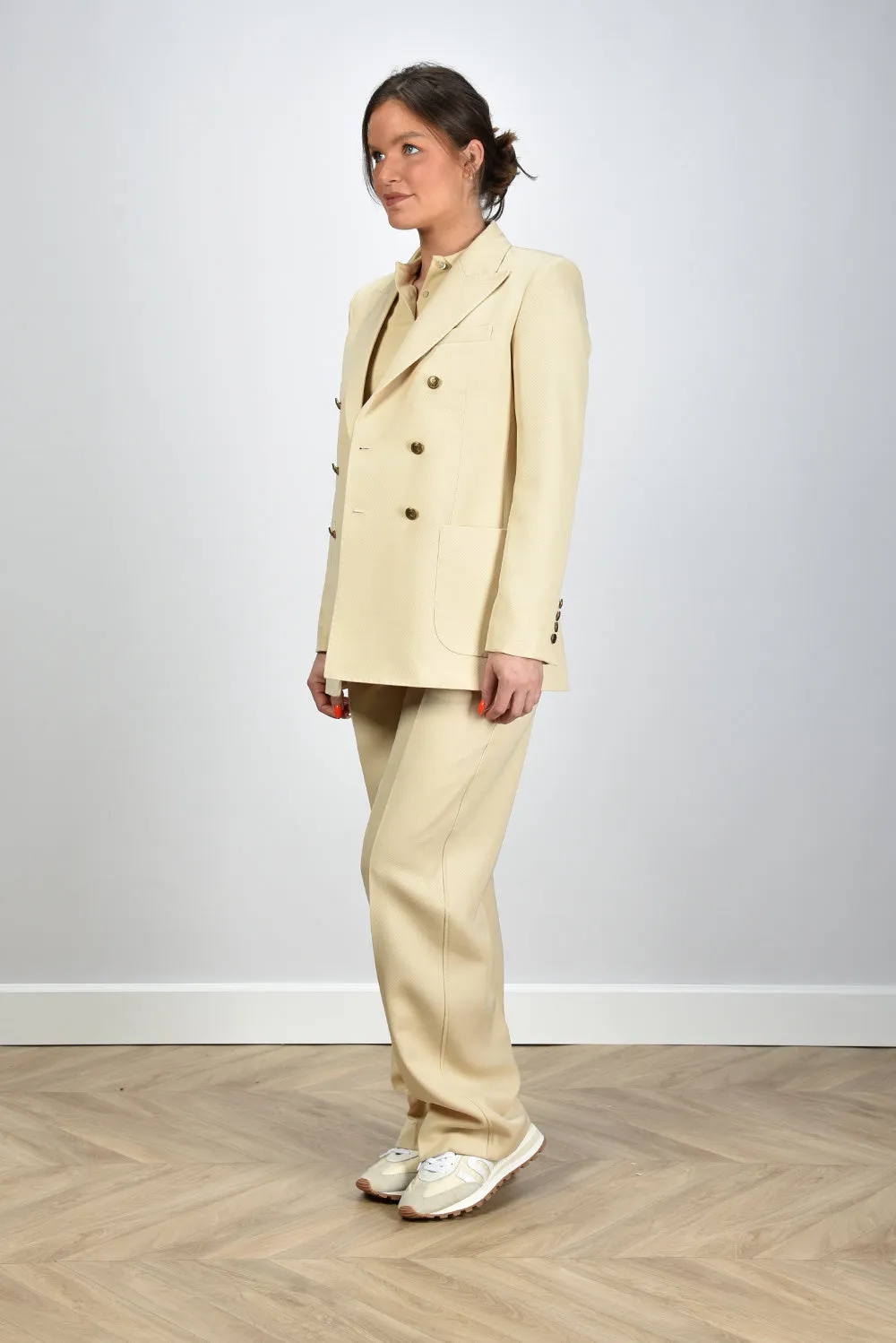 Ami Paris blazer Croisee FBV202.WV0004 vanille