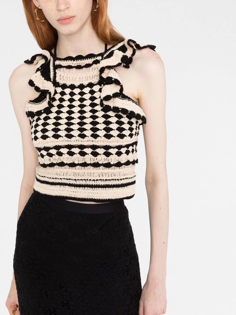 Anneke crochet halter tank