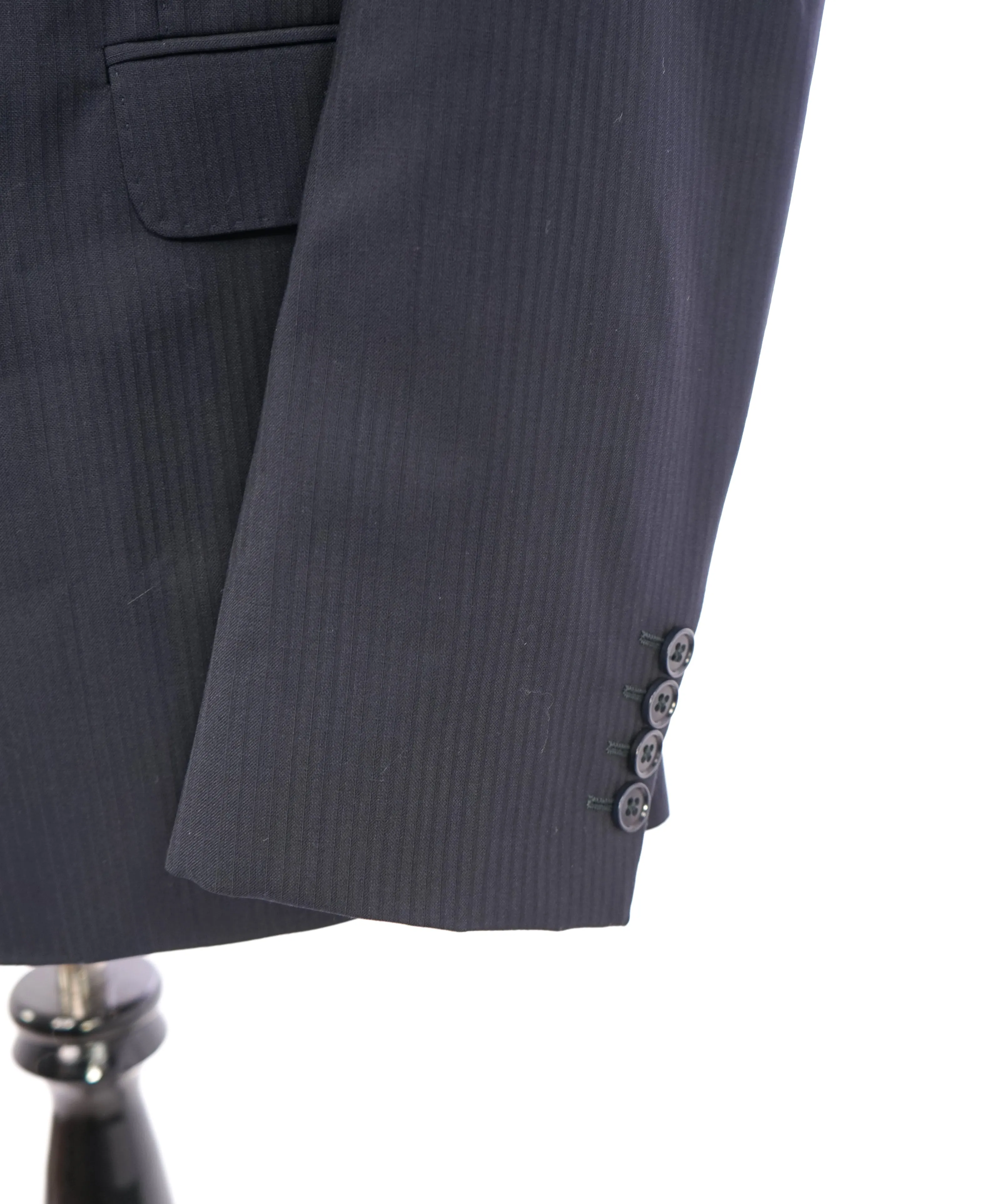 ARMANI COLLEZIONI - Tonal Navy Stripe "M Line" SLIM Suit - 44R