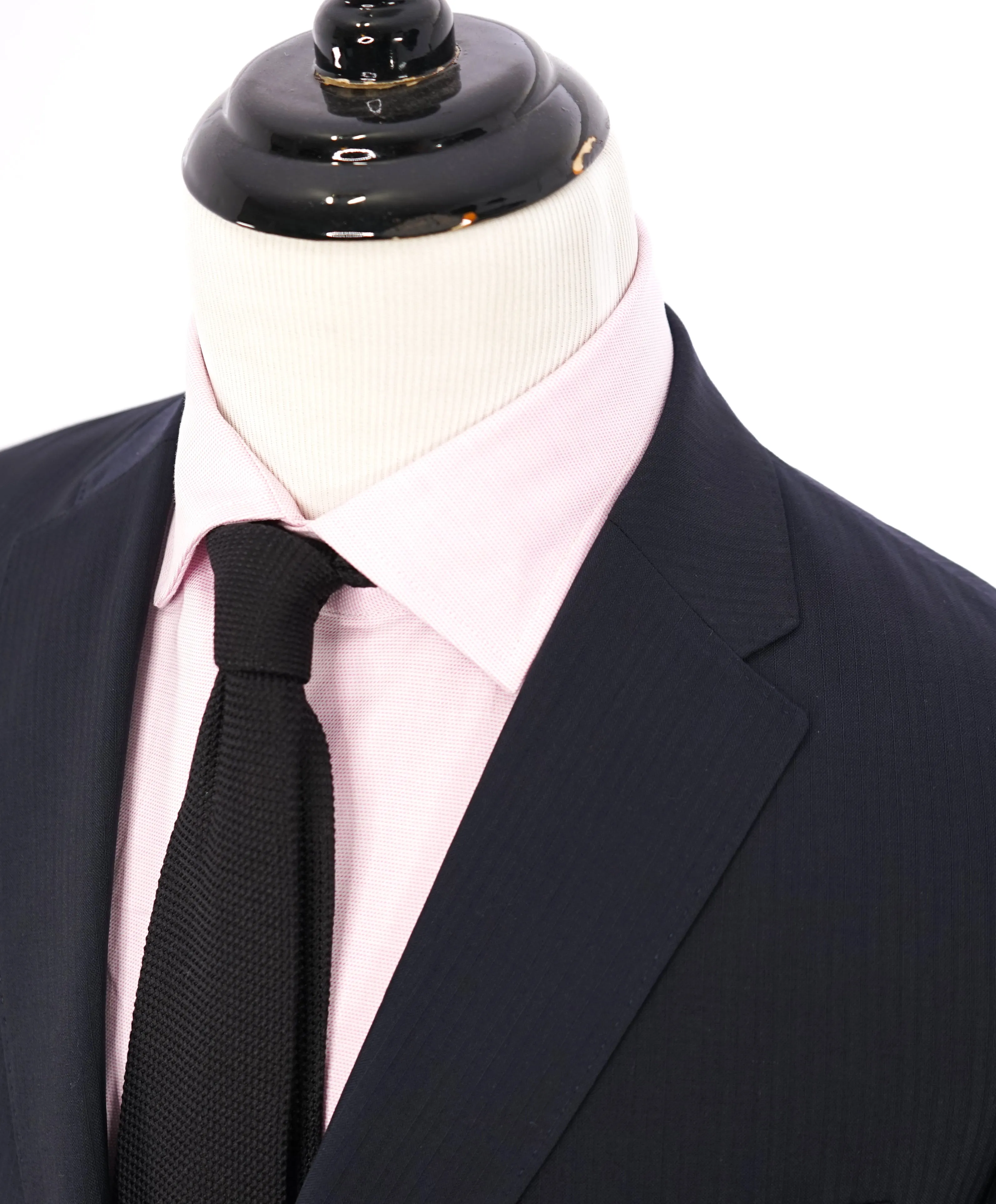 ARMANI COLLEZIONI - Tonal Navy Stripe "M Line" SLIM Suit - 44R