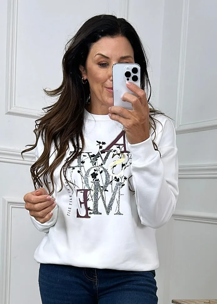 Awa Offwhite AWESOME Sweatshirt