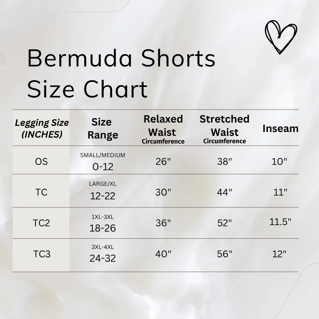 Baby Blue Bermuda Shorts w/ Pockets