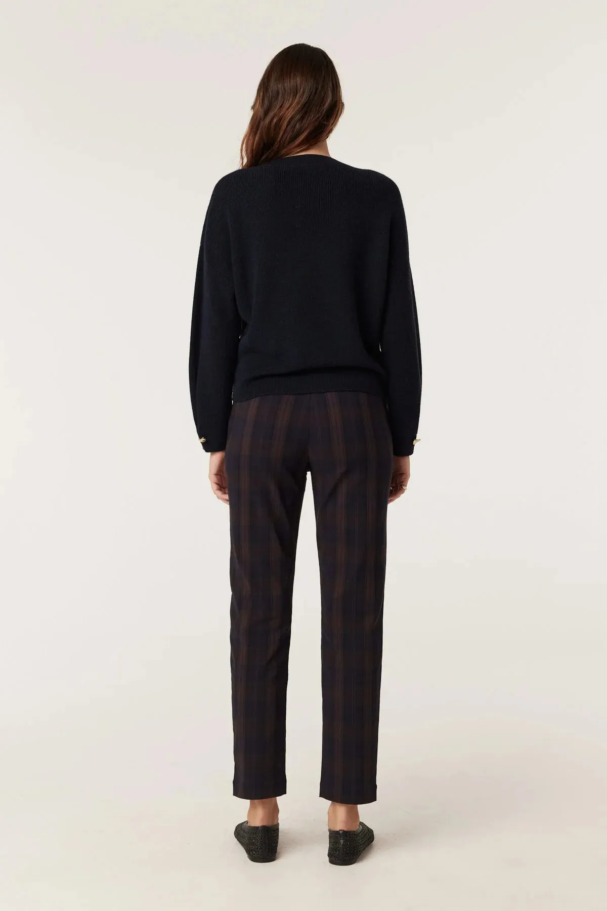 Bell Tartan Pant - Navy Tartan