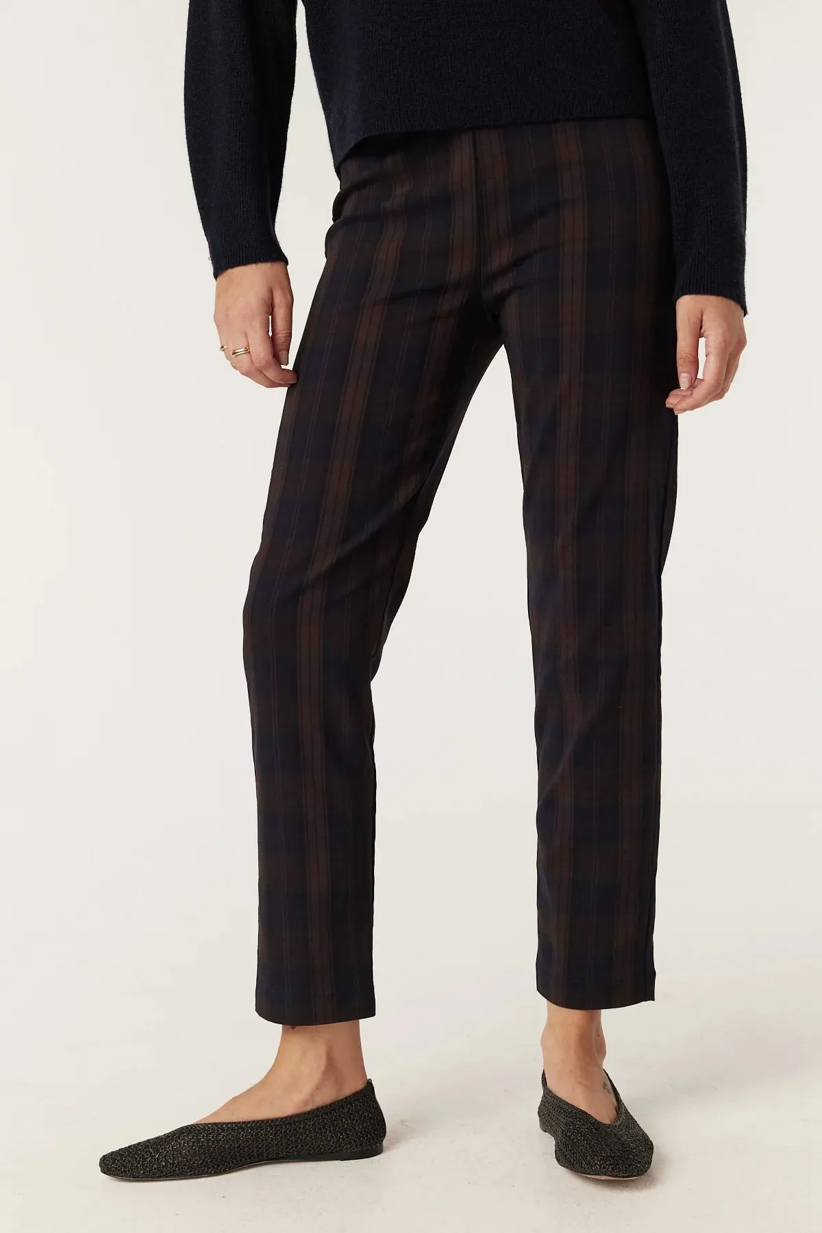 Bell Tartan Pant - Navy Tartan
