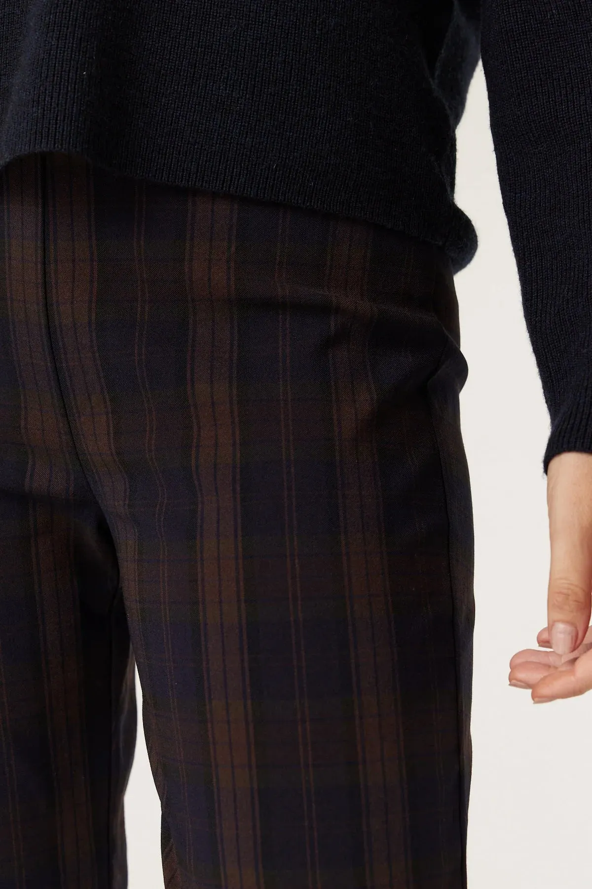 Bell Tartan Pant - Navy Tartan
