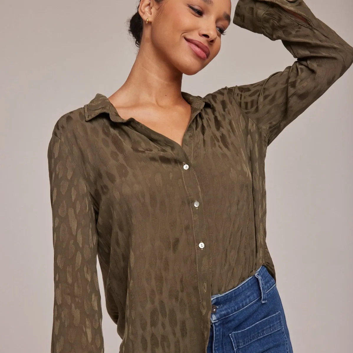 Bella Dahl Flowy Button Down Shirt