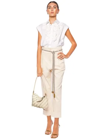 Beryl Cropped Rope Tapered Pant