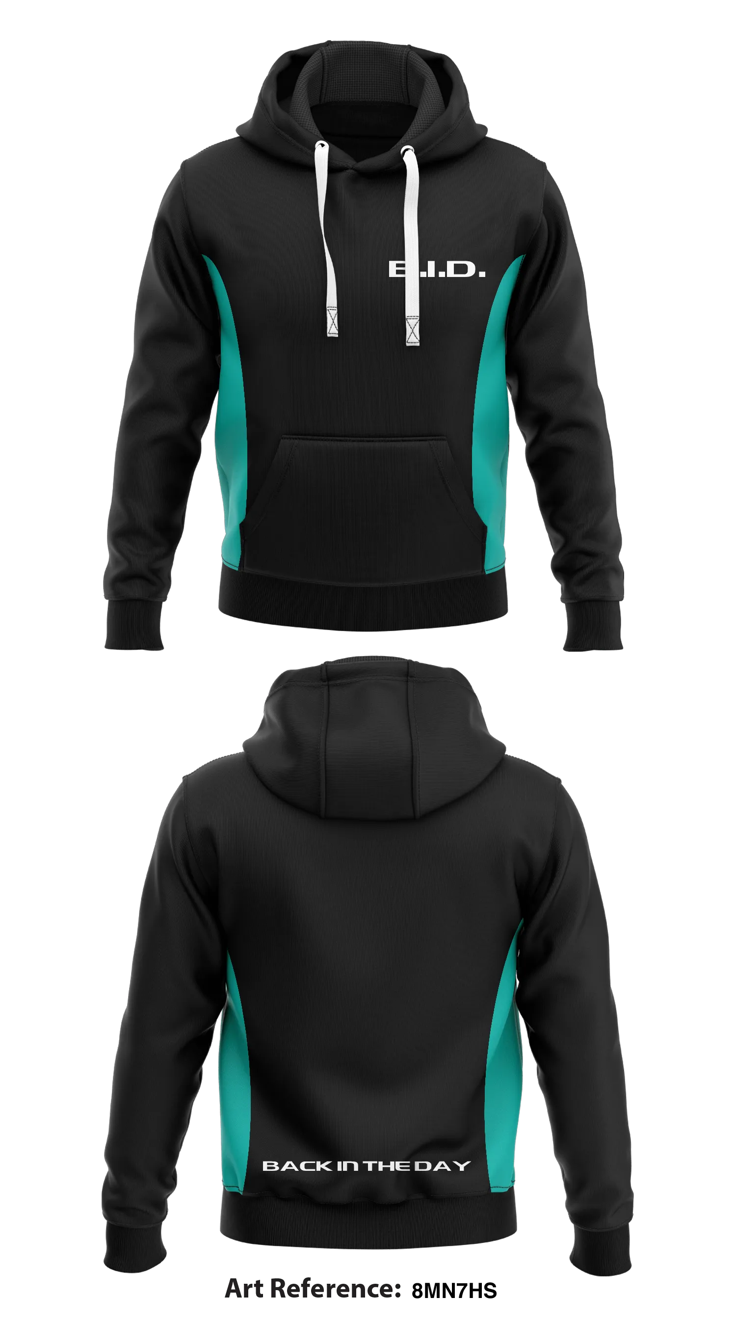 B.I.D.  Core Men's Hooded Performance Sweatshirt - 8MN7HS