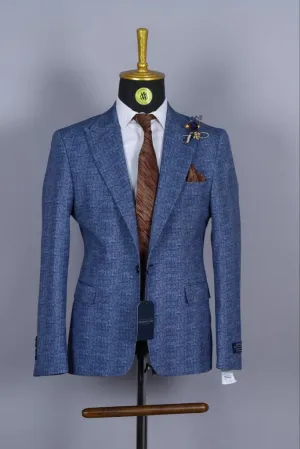 Blazer Bleu Motif 4